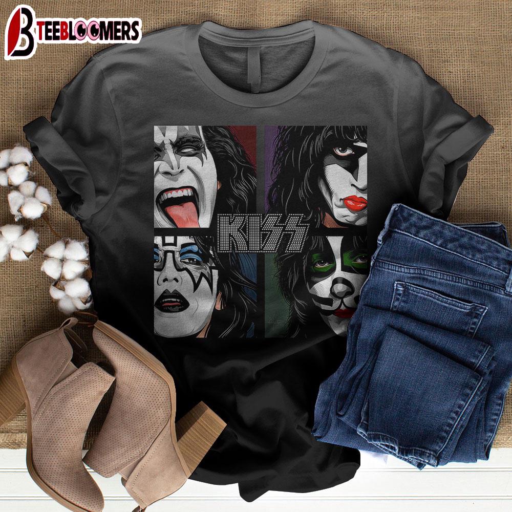 Kiss Music Pattern Unisex T-Shirt For Fans