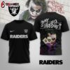 Las Vegas Raiders NFL Joker Why So Serious 3D T-Shirt For Fans