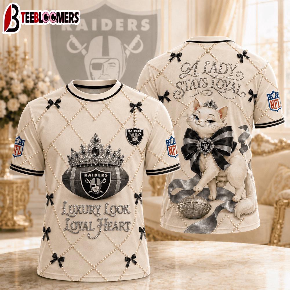 Las Vegas Raiders NFL Marie Luxury Game Day 3D T-Shirt