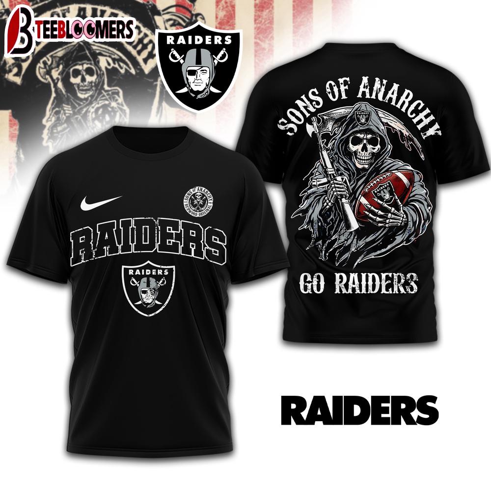 Las Vegas Raiders NFL Sons of Anarchy 3D T-Shirt