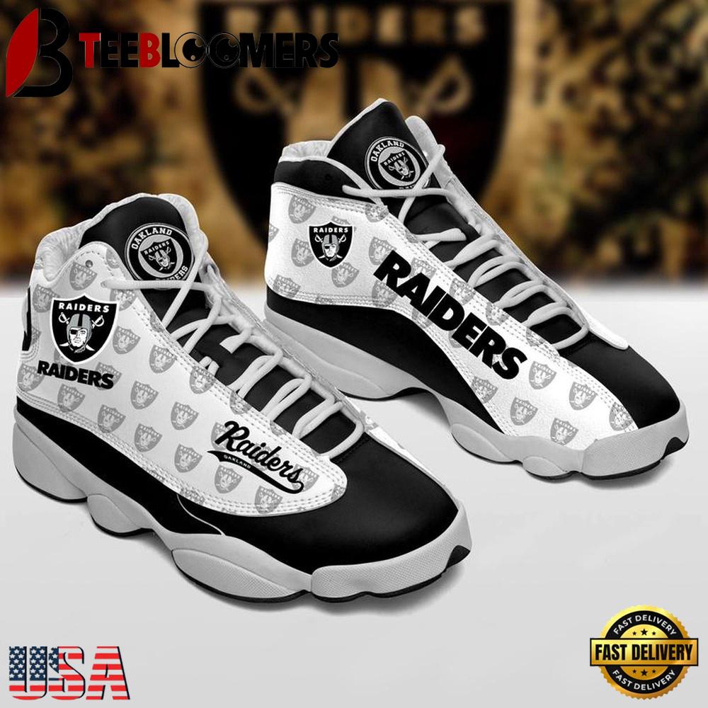 Las Vegas Raiders NFL Ver 1 Air Jordan 13 Sneaker - Gift For Fans
