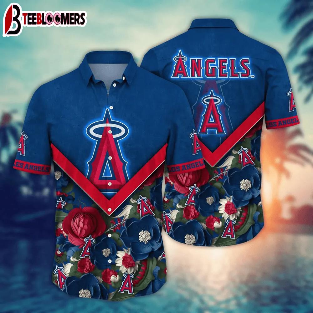 Los Angeles Angels Floral Vibe Summer Hawaiian Shirt