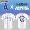 Los Angeles Angels MLB x Grateful Dead Night Baseball Jersey Shirt
