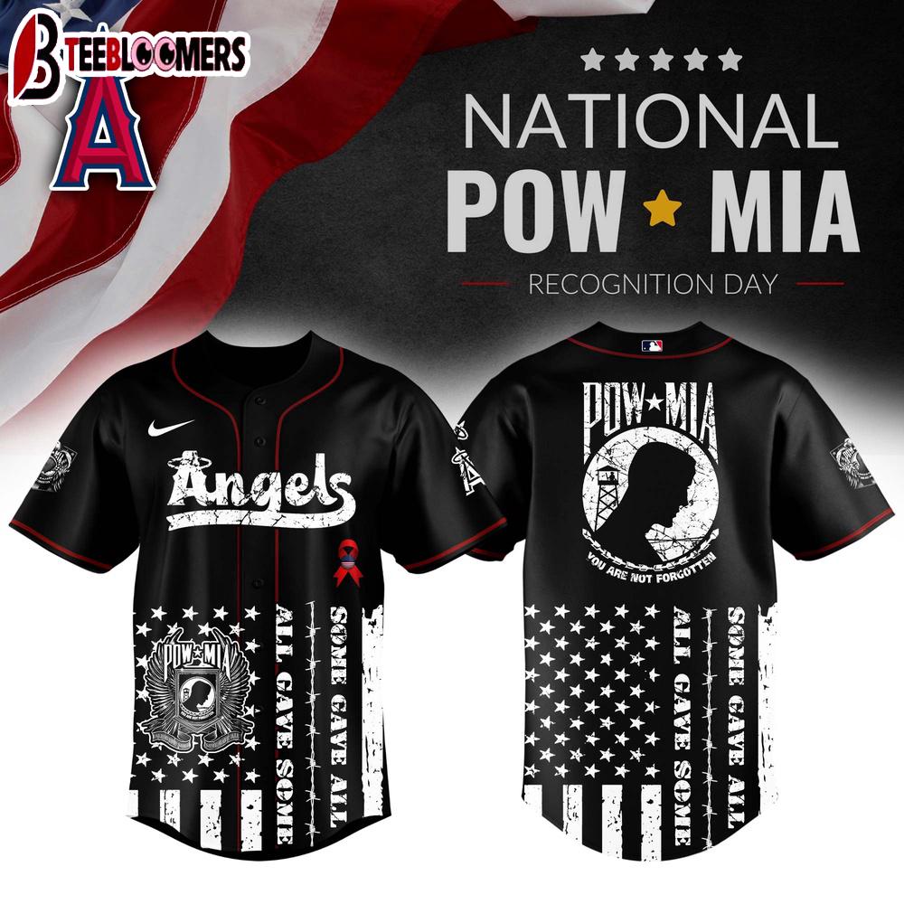 Los Angeles Angels MLB x National POWMIA Recognition Day Baseball Jersey For Fans