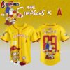 Los Angeles Angels MLB x The Simpsons Baseball Jersey Shirt For Fans