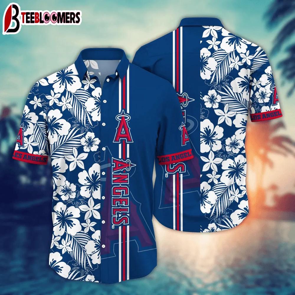 Los Angeles Angels Tropical Bloom Summer Hawaiian Shirt