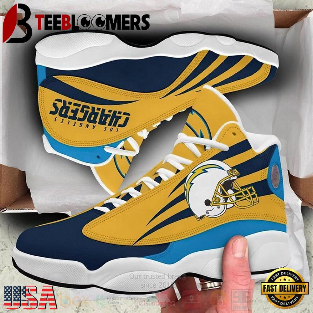 Los Angeles Chargers Football NFL Air Jordan 13 Shoes - Gift For Fans