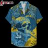Los Angeles Chargers Signature Skull NFL Hawaiian Shirt