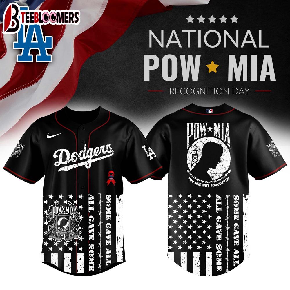 Los Angeles Dodgers MLB x National POWMIA Recognition Day Baseball Jersey For Fans