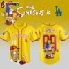 Los Angeles Dodgers MLB x The Simpsons Baseball Jersey Shirt For Fans