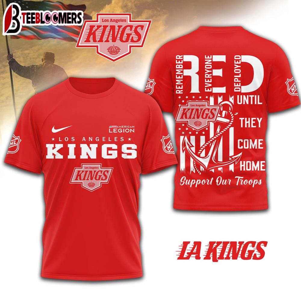 Los Angeles Kings NHL Red Friday 3D T-Shirt