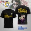Los Angeles Rams NFL Joker Why So Serious 3D T-Shirt For Fans