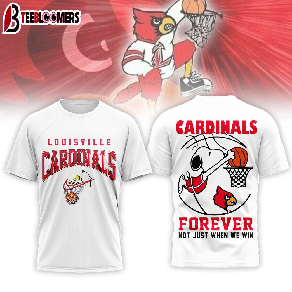 Louisville Cardinals NCAA Snoopy 3D Shirt For Fans