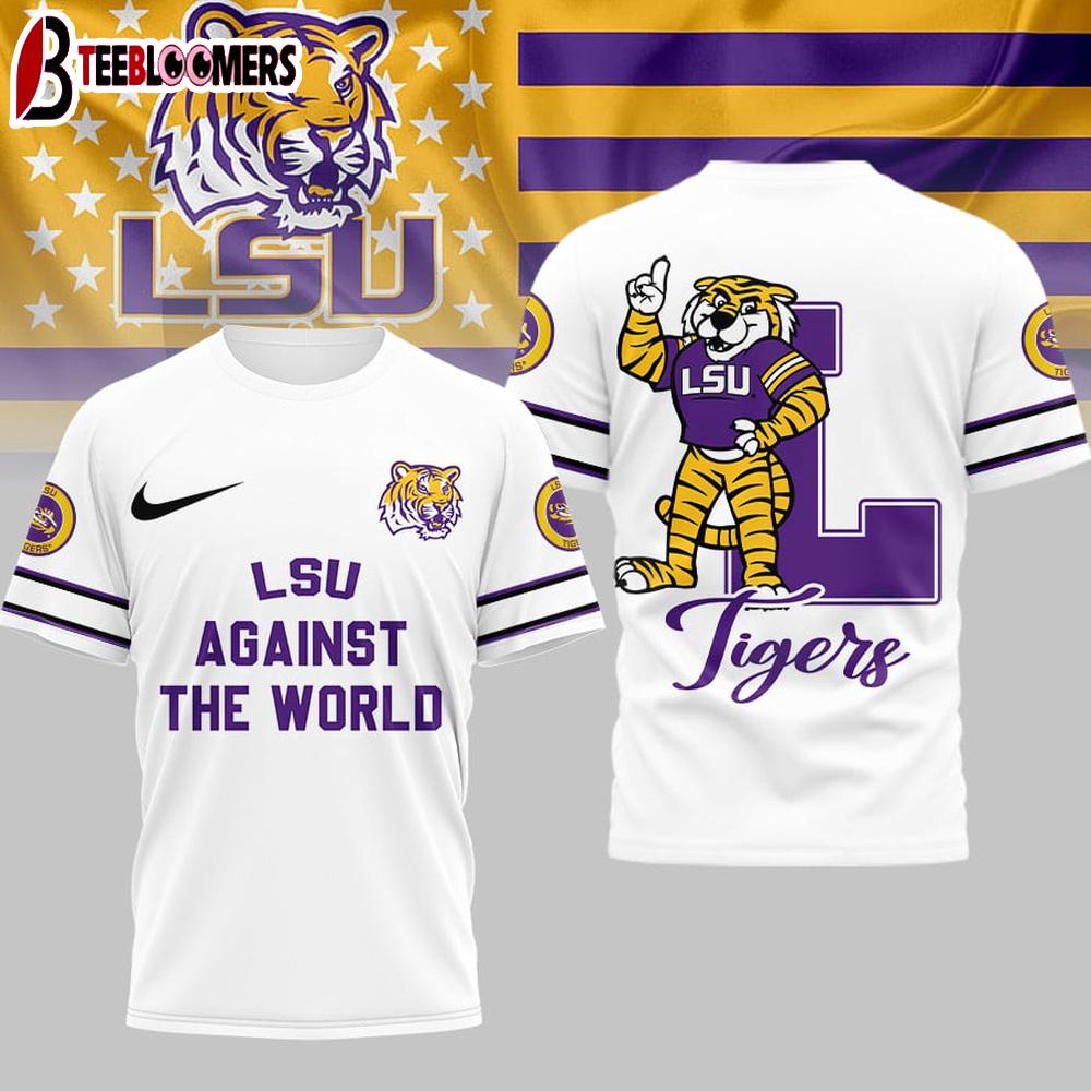 LSU Tigers NCAA My Team Against The World 3D Shirt For Fans