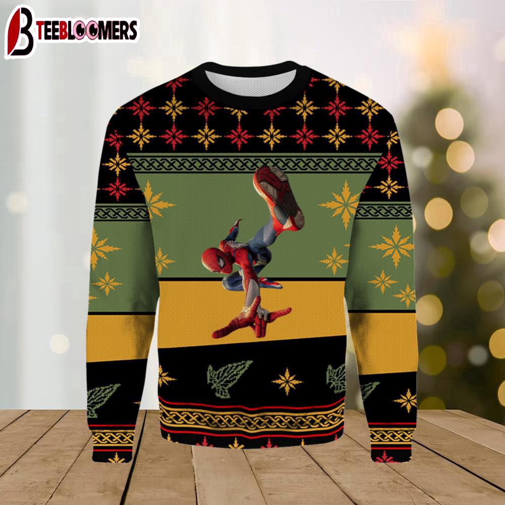 Marvel Spider Man PS5 Ugly Christmas Sweater