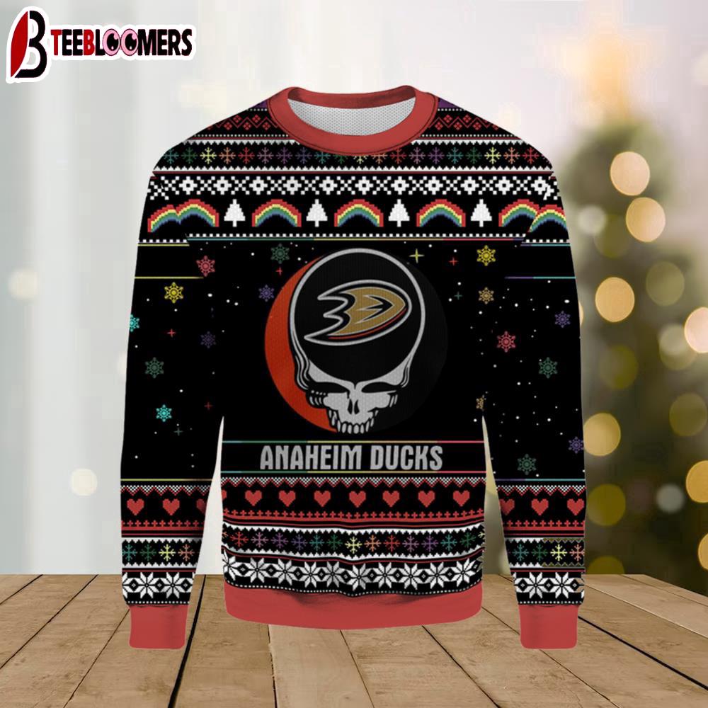 Merry Christmas Anaheim Ducks Ugly Sweater