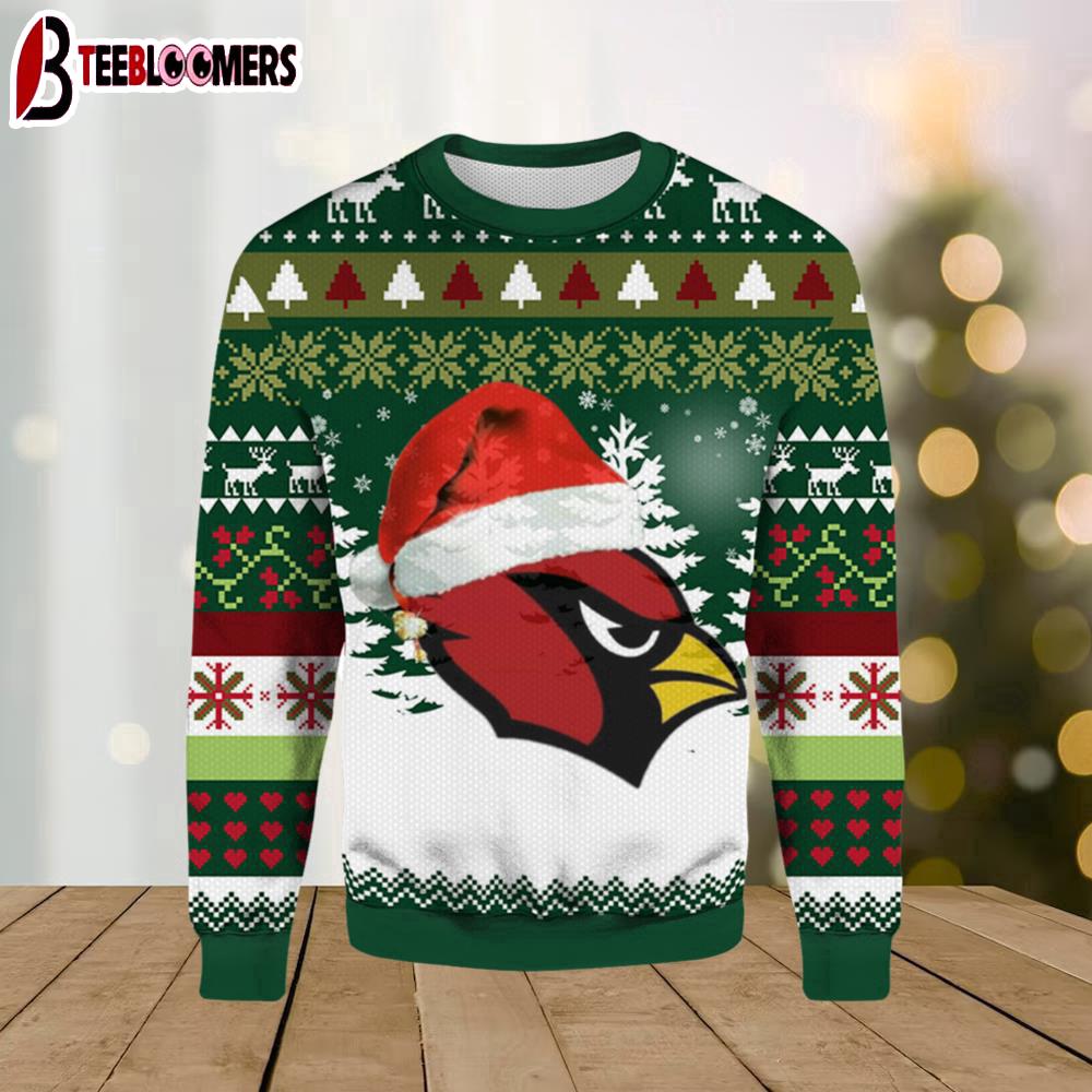 Merry Christmas BirdGang Arizona Cardinals Ugly Sweater