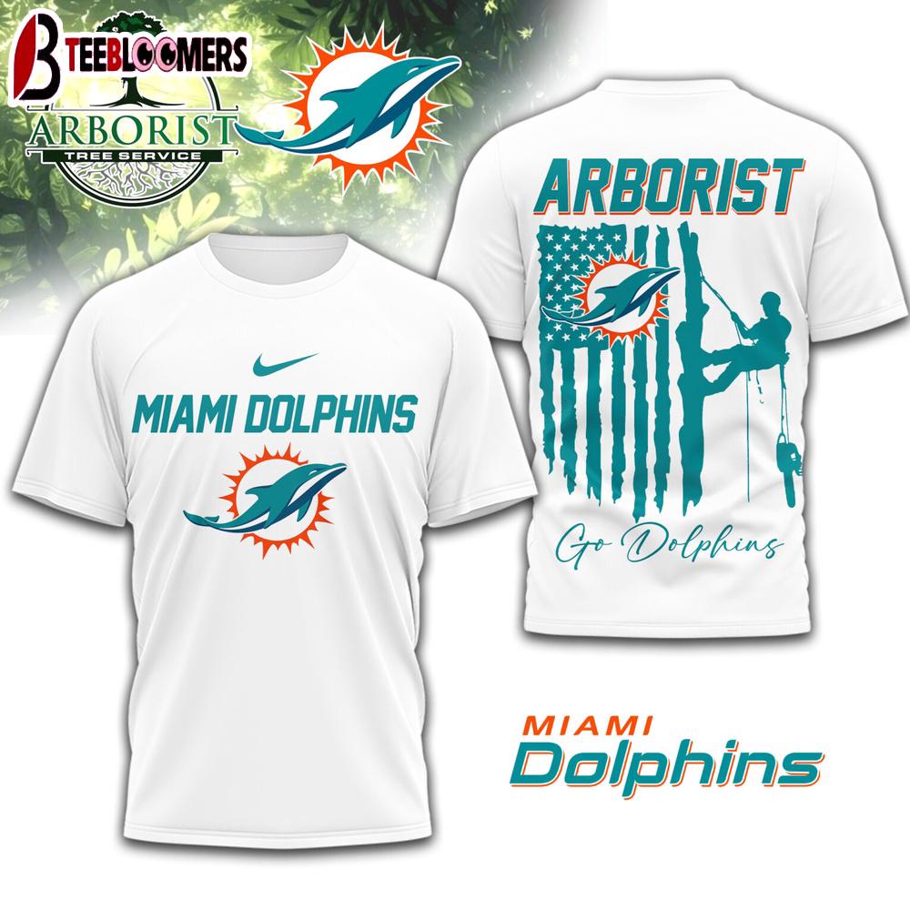 Miami Dolphins NFL Arborist 3D Shirt For Fans