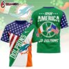 Miami Dolphins NFL Irish America 3D T-Shirt For Fans