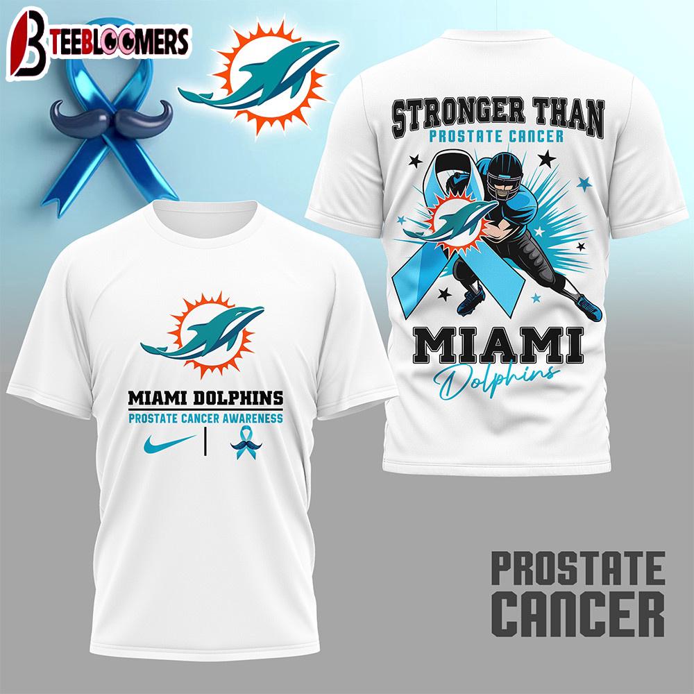 Miami Dolphins NFL Prostate Cancer Awareness Month 3D Shirt