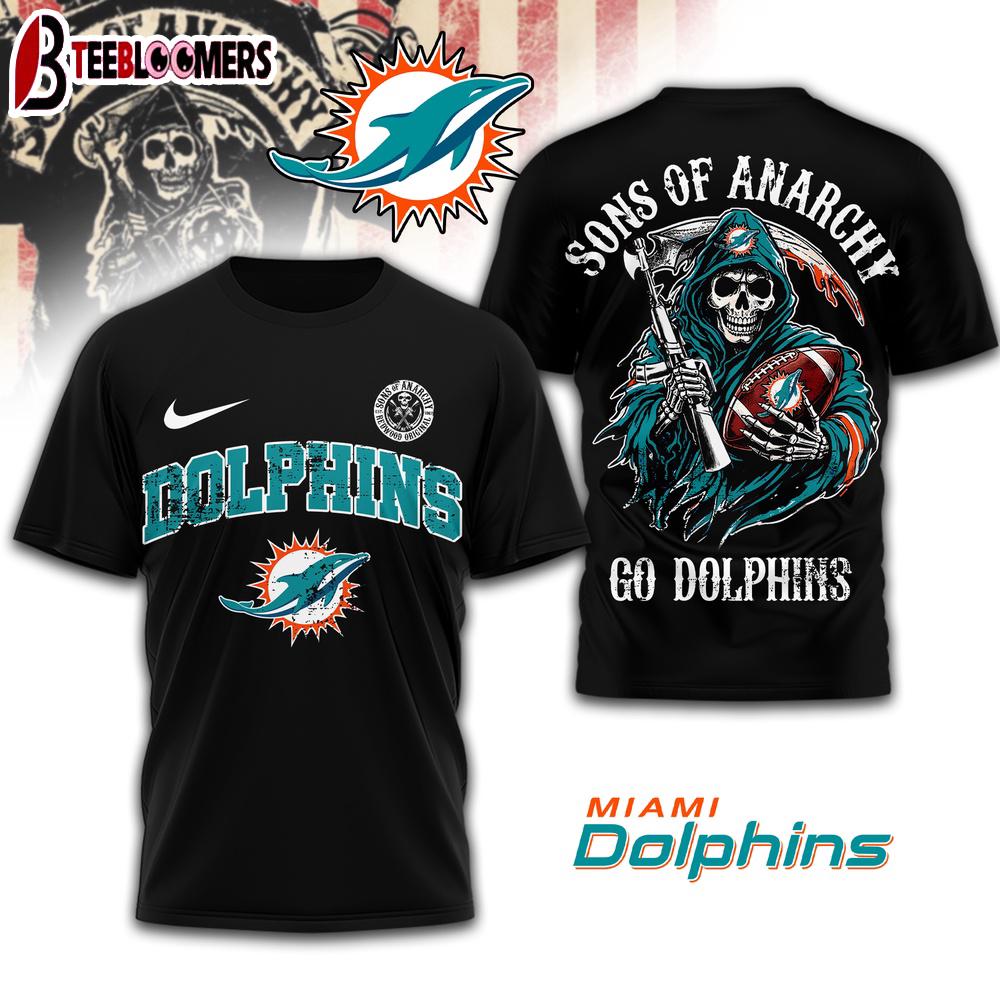 Miami Dolphins NFL Sons of Anarchy 3D T-Shirt
