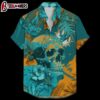 Miami Dolphins Signature Skull NFL Hawaiian Shirt