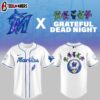Miami Marlins MLB x Grateful Dead Night Baseball Jersey Shirt