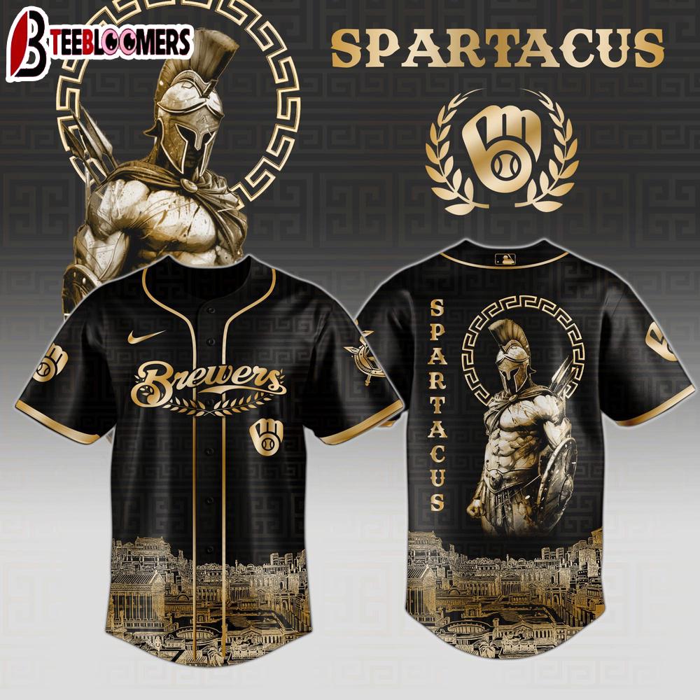 Milwaukee Brewers MLB x Spartacus Baseball Jersey Shirt