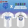 Minnesota Twins MLB x Grateful Dead Night Baseball Jersey Shirt
