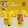 Minnesota Twins MLB x The Simpsons Baseball Jersey Shirt For Fans
