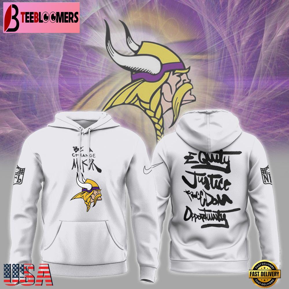 Minnesota Vikings Inspire Inspire Be A Change Maker NFL Hoodie