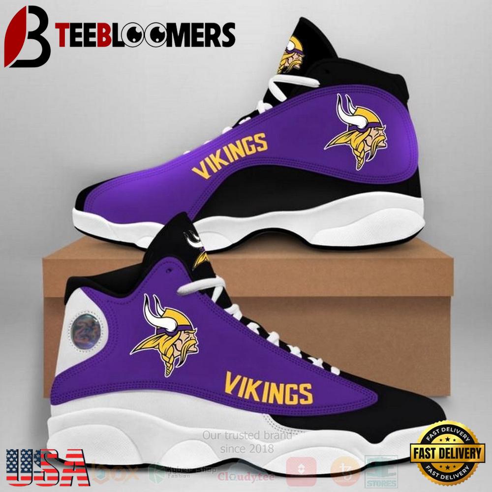 Minnesota Vikings NFL Air Jordan 13 Shoes 3 - Gift For Fans