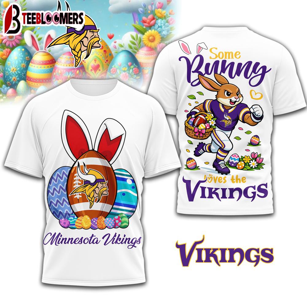 Minnesota Vikings NFL Easter Day 3D Shirt For Fans