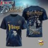 Minnesota Vikings NFL Harry Potter 25 Years Of Magic 3D T-Shirt For Fans