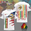 Minnesota Vikings NFL Juneteenth Freedom 3D T-Shirt
