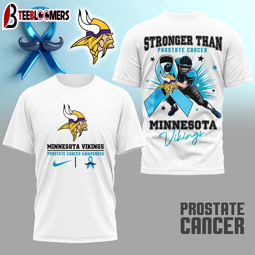 Minnesota Vikings NFL Prostate Cancer Awareness Month 3D Shirt