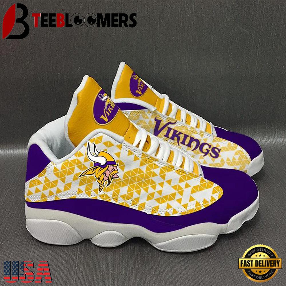 Minnesota Vikings NFL Ver 2 Air Jordan 13 Sneaker - Gift For Fans