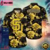 MLB San Diego Padres Golden Rose Hawaiian Shirt