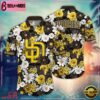 MLB San Diego Padres Sunshine Blooms Hawaiian Shirt