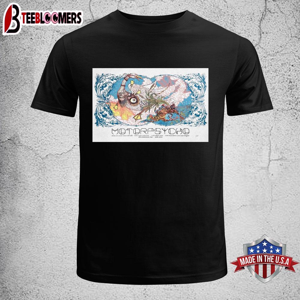 Motorpsycho The Comeback Tour Italia 2025 Unisex T-Shirt