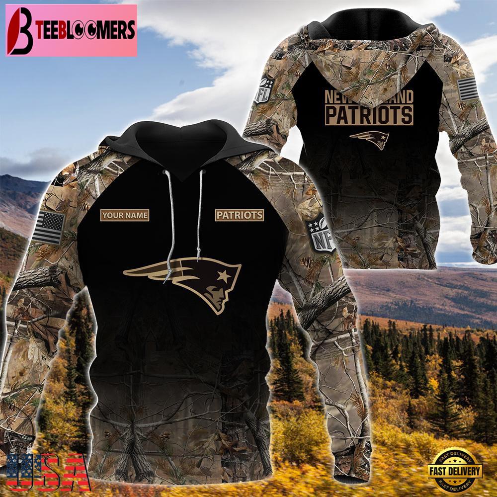 New England Patriots Hunting Camo Hoodie