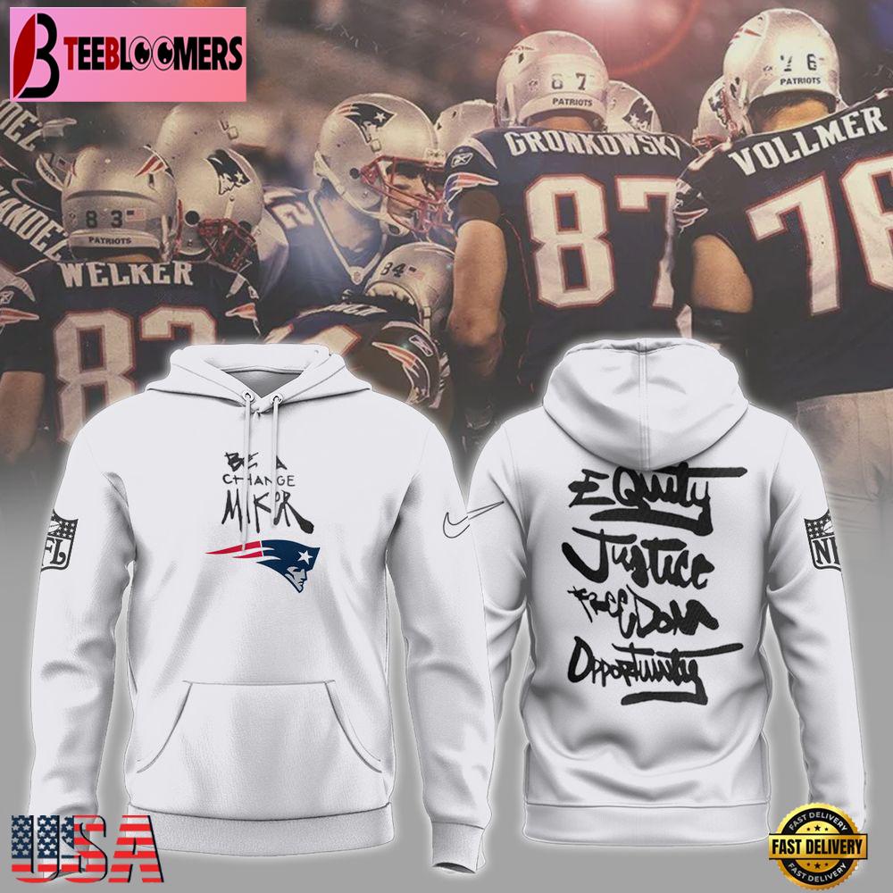 New England Patriots Inspire Inspire Be A Change Maker NFL Hoodie