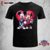 New England Patriots Mickey And Minnie Mouse Unisex T-Shirt