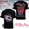 New England Patriots National Aviation Day 3D Shirt Gift For Fans