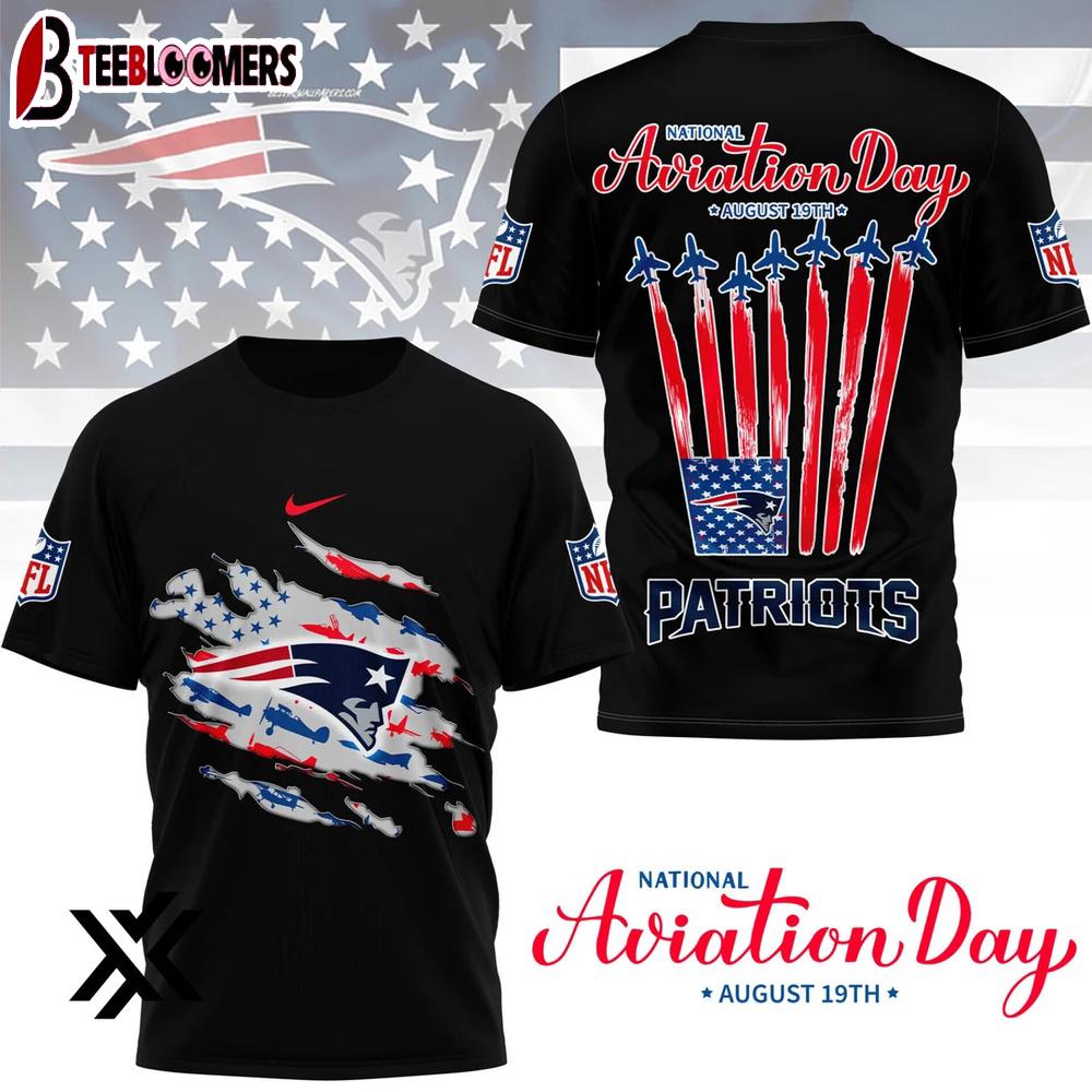 New England Patriots National Aviation Day 3D Shirt Gift For Fans