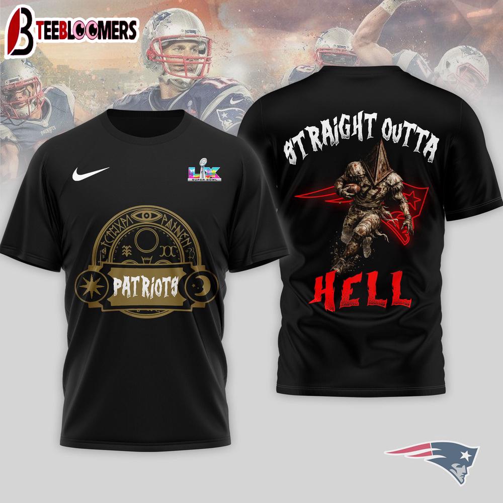 New England Patriots NFL 2026 Super Bowl x Silent Hill 3D Shirt For Fans