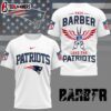 New England Patriots NFL Barber 3D Shirt For Fans
