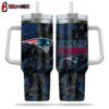New England Patriots NFL Hunting Tumbler 40Oz Handle