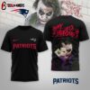 New England Patriots NFL Joker Why So Serious 3D T-Shirt For Fans