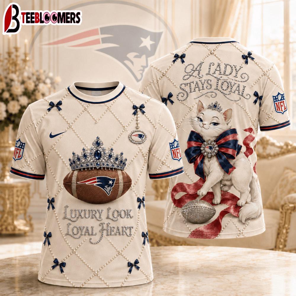 New England Patriots NFL Marie Luxury Game Day 3D T-Shirt
